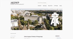 Desktop Screenshot of akdwp.pl